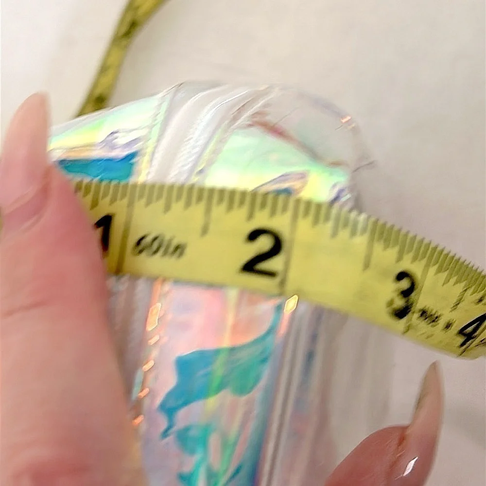 VICTORIAS SECRET PINK Iridescent Clear Makeup Bag NWOT